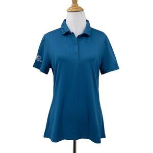 Under Armour Golf Polo Shirt Women M Fitted HeatGear The Country Club DC Ranch